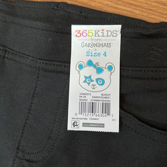 Black 3D Kitty Cat Pants - Picture 5 of 6
